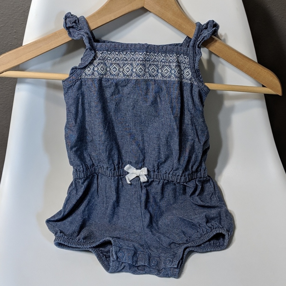 Carters 18mo jean romper